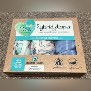Pampers Hybrid Cover Unisex Diapers one size 0-30m